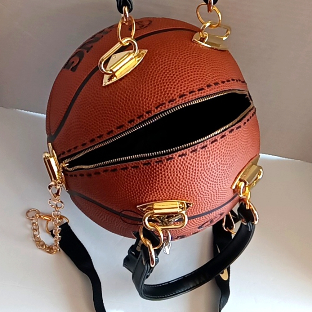 HANDMADE "ORIGINAL SPALDING" Basketball Purse ๐ - Picture 14 of 17